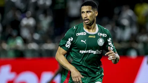 Murilo jogador do Palmeiras durante partida contra o Vitoria no estadio Arena Barueri pelo campeonato Brasileiro A 2026.