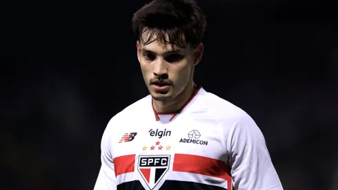 SP – BARUERI – 01/03/2026 – PAULISTA 2026, PALMEIRAS X SAO PAULO – Bobadilla jogador do Sao Paulo durante partida contra o Palmeiras no estadio Arena Barueri pelo campeonato Paulista 2026. Foto: Marcello Zambrana/AGIF