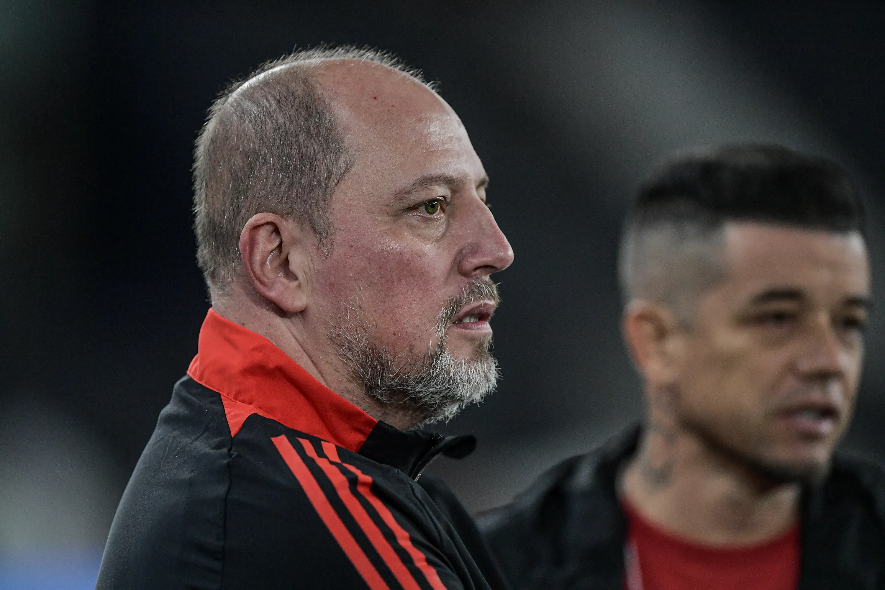 Alessandro Barcellos presidente do Internacional durante partida contra o Botafogo no estadio Engenhao pelo campeonato Brasileiro A 2025. Foto: Thiago Ribeiro/AGIF