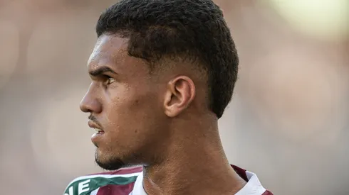 RJ – RIO DE JANEIRO – 16/02/2025 – CARIOCA 2025, FLUMINENSE X NOVA IGUACU – Riquelme Felipe jogador do Fluminense durante partida contra o Nova Iguacu no estadio Maracana pelo campeonato Carioca 2025. Foto: Thiago Ribeiro/AGIF