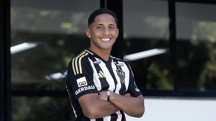 Riquelme Henrique, atacante do Atlético-MG. Foto: Tiago Trindade/Reprodução Instagram