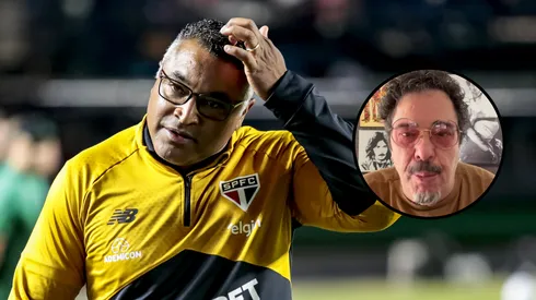 Casagrande sai em defesa de Roger Machado. Fotos: Marco Miatelo/AGIF e Reprodução Instagram @wcasagrandejr