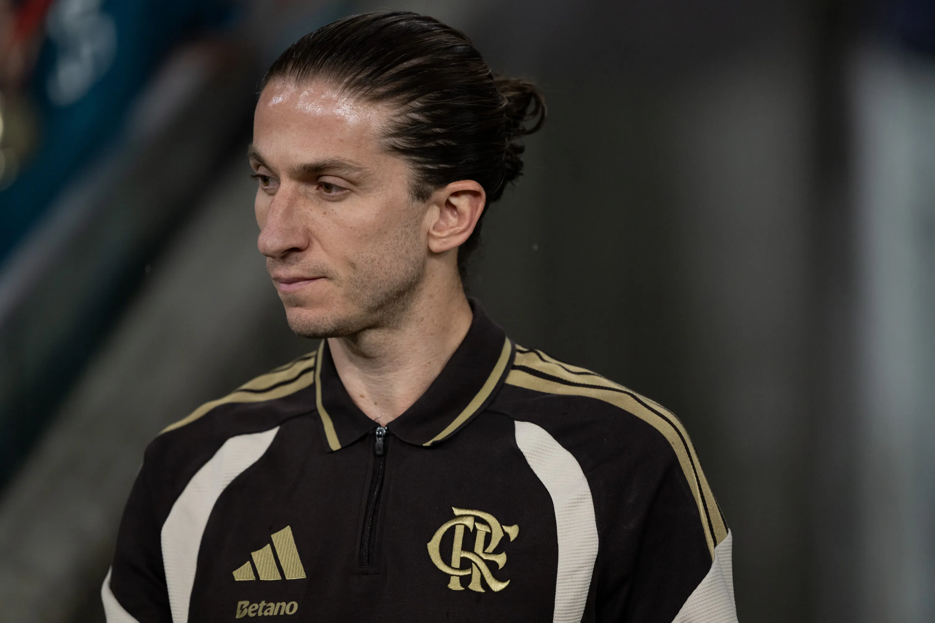 Filipe Luis tecnico do Flamengo durante partida contra o Madureira no estadio Maracana pelo campeonato Carioca 2026. Foto: Jorge Rodrigues/AGIF