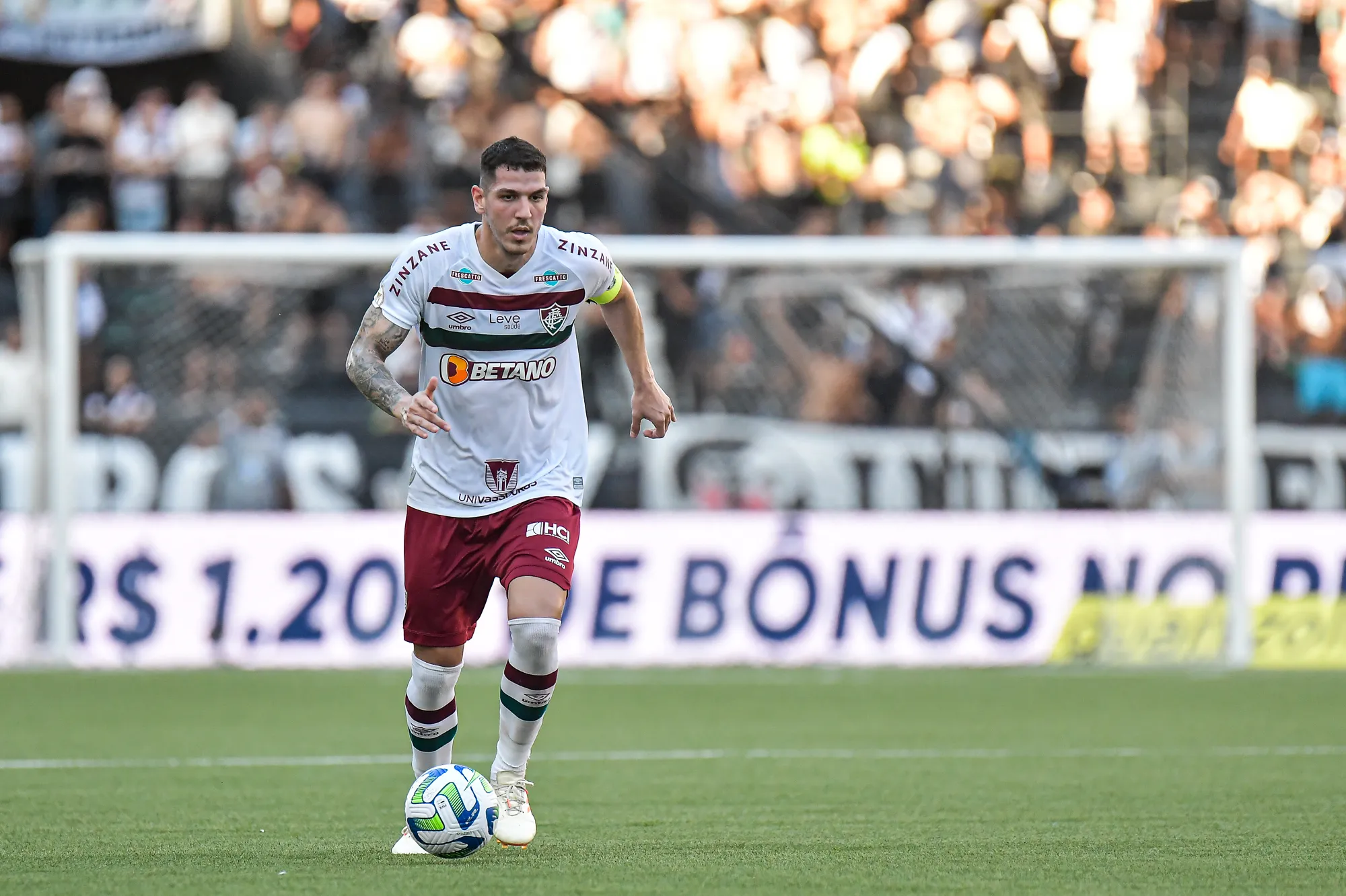 RJ – RIO DE JANEIRO – 16/09/2023 – BRASILEIRO A 2023, VASCO X FLUMINENSE – Nino jogador do Fluminense durante partida contra o Vasco no estadio Engenhao pelo campeonato Brasileiro A 2023. Foto: Thiago Ribeiro/AGIF