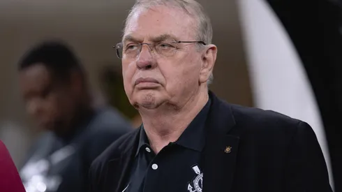 Osmar Stabile presidente do Corinthians durante partida contra o Internacional no estadio Arena Corinthians pelo campeonato Brasileiro A 2026. Foto: Ettore Chiereguini/AGIF