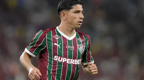 RJ - RIO DE JANEIRO - 12/04/2026 - BRASILEIRO A 2026, FLUMINENSE X FLAMENGO - Savarino jogador do Fluminense durante partida contra o Flamengo no estadio Maracana pelo campeonato Brasileiro A 2026. Foto: Thiago Ribeiro/AGIF