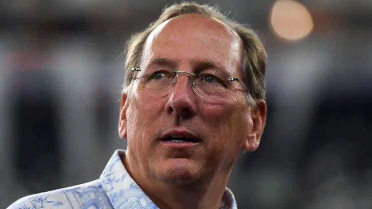 John Textor CEO do Botafogo durante partida contra o Corinthians no estadio Engenhao pelo campeonato Brasileiro A 2025. Foto: Thiago Ribeiro/AGIF