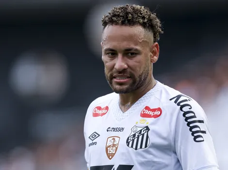 Neymar está fora de Bahia x Santos