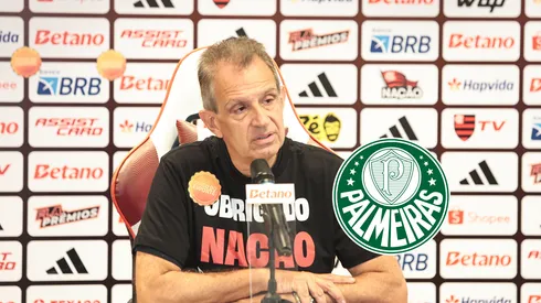 Presidente do Flamengo, Luiz Eduardo Baptista, em entrevista coletiva (Imagem: Gilvan de Souza/Flamengo)