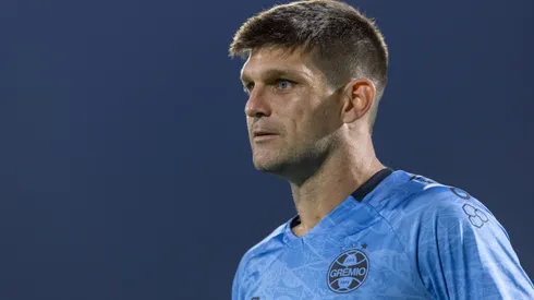 SC – CHAPECO – 16/03/2026 – BRASILEIRO A 2025, CHAPECOENSE X GREMIO – Kannemann jogador do Gremio durante partida contra o Chapecoense no estadio Arena Conda pelo campeonato [COMPETICAO]. Foto: Liamara Polli/AGIF