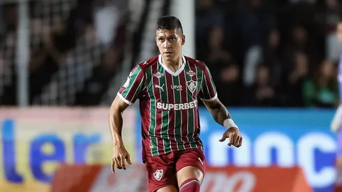 Julián Milán pelo Fluminense em partida diante do Operário-PR, no Estádio Germano Krüger. Foto: Marcelo Gonçalves/FFC