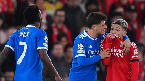 Prestianni em Benfica x Real Madrid. (Photo by Angel Martinez/Getty Images)