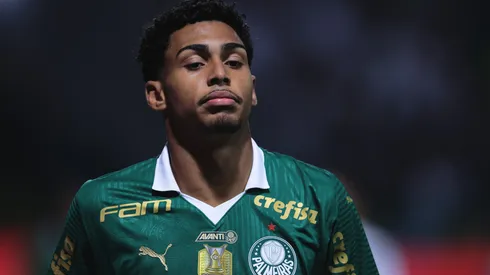 Luighi jogador do Palmeiras durante partida contra o Atletico-GO no estadio Arena Allianz Parque pelo campeonato Brasileiro A 2024.