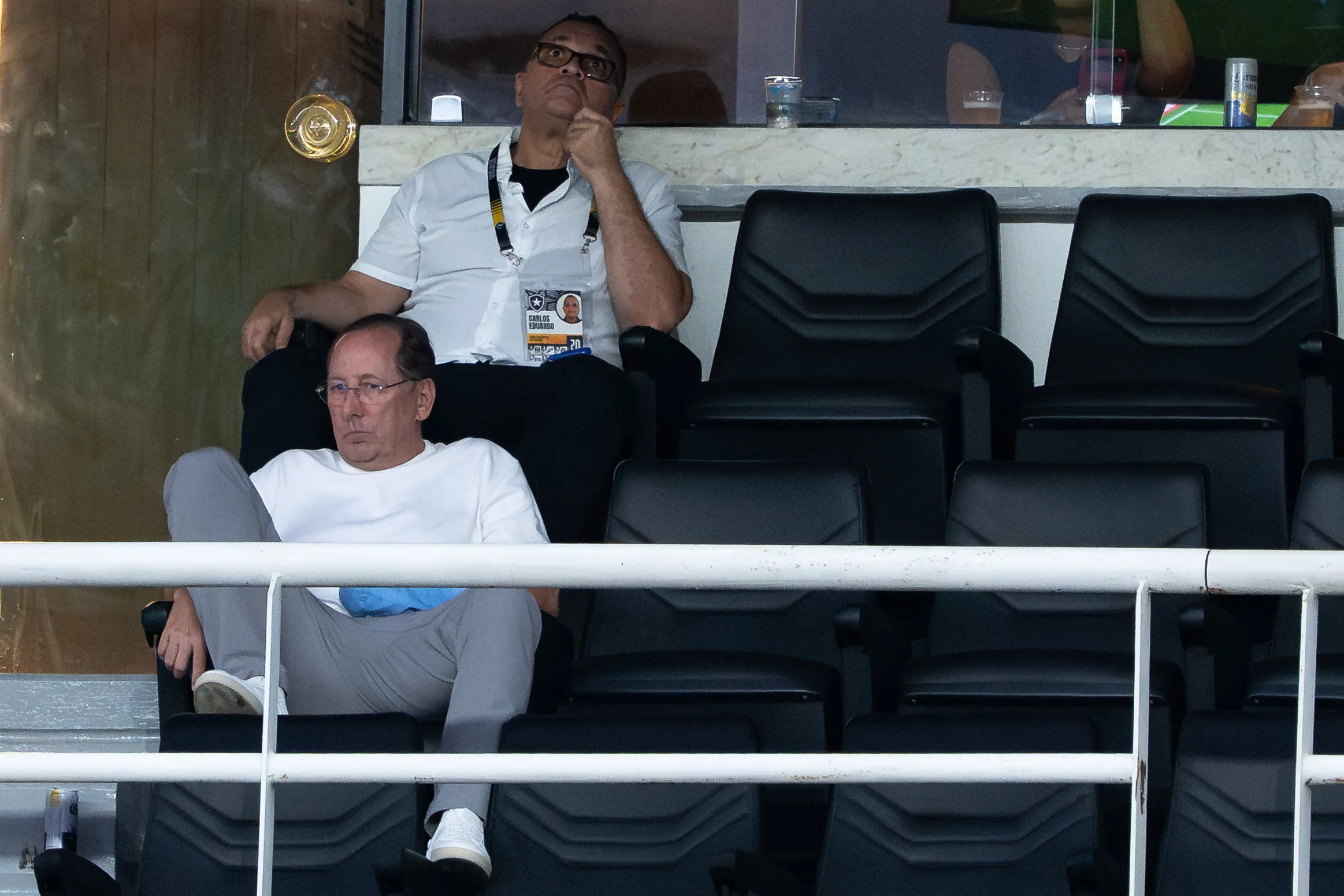 John Textor dono da saf do Botafogo durante partida contra o Chapecoense no estadio Engenhao pelo campeonato Copa Do Brasil 2026. Foto: Jorge Rodrigues/AGIF
