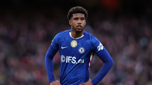 Andrey Santos of Chelsea during the Premier League match between Arsenal and Chelsea at Emirates Stadium on March 01, 2026 in London, England. (Photo by Justin Setterfield/Getty Images)