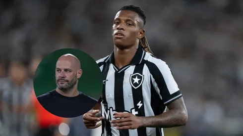 Danilo jogador do Botafogo durante partida contra o Chapecoense/Franclim Carvalho técnico do Botafogo durante partida contra o Chapecoense (Imagem: Jorge Rodrigues/AGIF/Liamara Polli/AGIF)