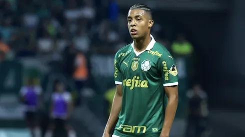 Vanderlan jogador do Palmeiras durante partida contra o Vitoria no estádio Arena Allianz Parque pelo campeonato Brasileiro A 2024. Foto: Marcello Zambrana/AGIF