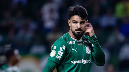 Flaco López, atacante do Palmeiras. Foto: Ettore Chiereguini/AGIF