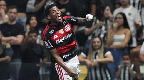 Plata comemora gol em Atlético-MG x Flamengo.; Foto: Gilson Lobo/AGIF