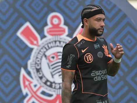 Diniz descarta Memphis Depay no Corinthians contra Peñarol