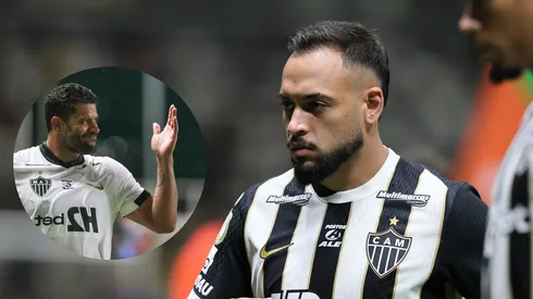 Maycon tentou evitar polêmica envolvendo ausência de Hulk, e falou sobre bastidores tensos no Galo Foto: Gilson Lobo/AGIF
