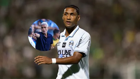 Tetê jogador do Grêmio durante partida contra o Chapecoense/ Luís Castro, técnico do Grêmio, em partida contra a Chapecoense (Imagem: Liamara Polli/AGIF/LUCAS UEBEL/GREMIO)