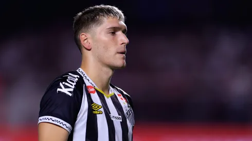 Benjamin Rollheiser jogador do Santos durante partida contra o Sao Paulo no estadio Morumbi pelo campeonato Paulista 2026.