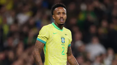 Militão em jogo pela Seleção Brasileira. Foto: Ryan Pierse/Getty Images