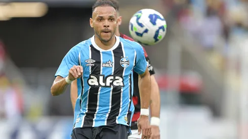 RJ – RIO DE JANEIRO – 31/08/2025 – BRASILEIRO A 2025, FLAMENGO X GREMIO – Braithwaite jogador do Gremio durante partida contra o Flamengo no estadio Maracana pelo campeonato Brasileiro A 2025. Foto: Thiago Ribeiro/AGIF