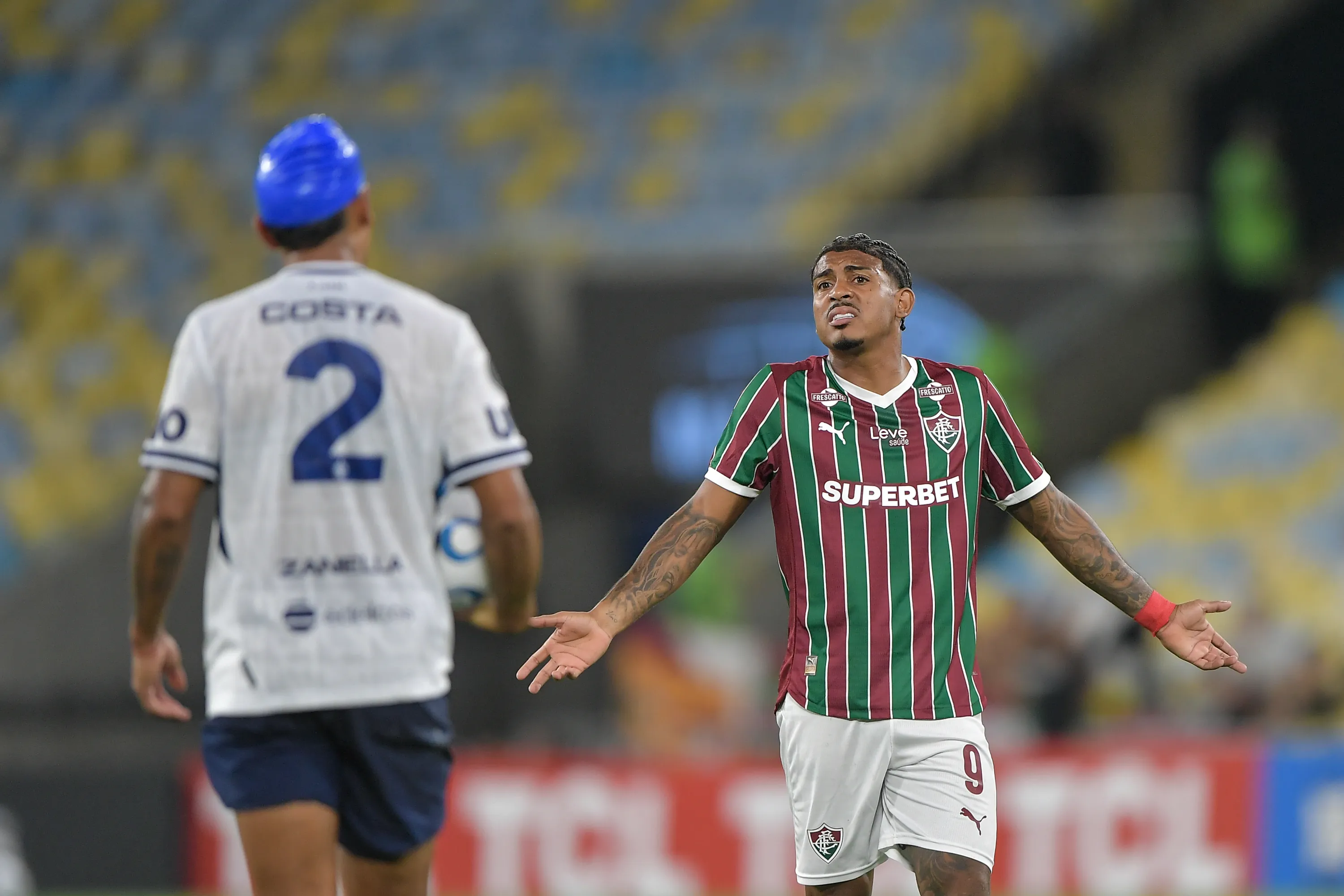 Derrota para o Rivadavia complicou a vida do Fluminense na Libertadores. Foto: Thiago Ribeiro/AGIF