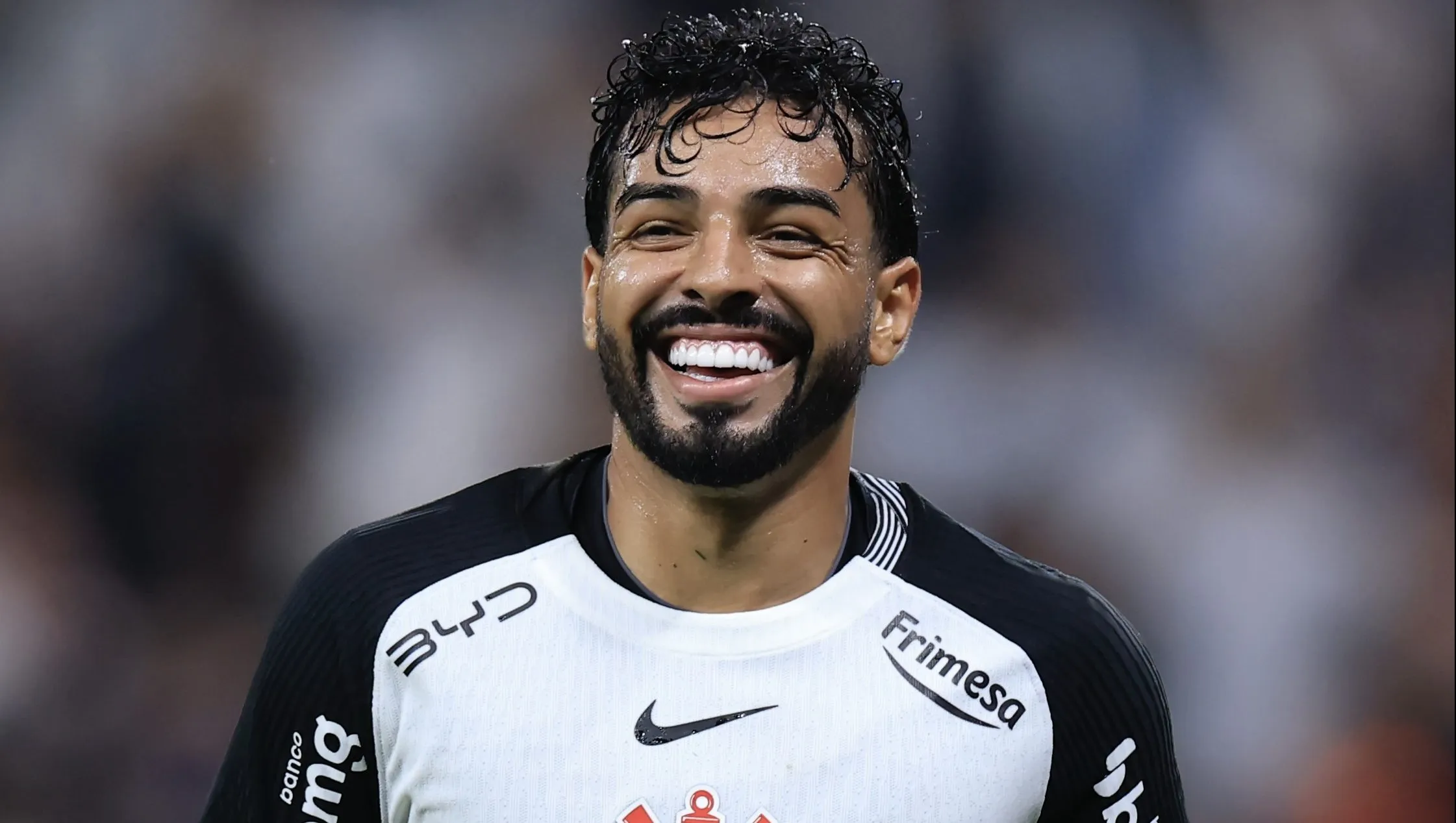 Matheus Bidu, lateral do Corinthians. Foto: Marcello Zambrana/AGIF
