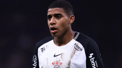 Gui Negao jogador do Corinthians durante partida contra o Athletico-PR no estadio Arena Corinthians pelo campeonato Copa Do Brasil 2025. Foto: Marcello Zambrana/AGIF