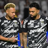 Neymar e Gabigol viram dúvida no clássico contra o Palmeiras