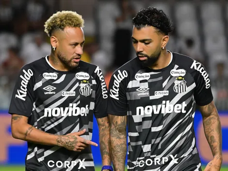 Neymar e Gabigol viram dúvida no clássico contra o Palmeiras