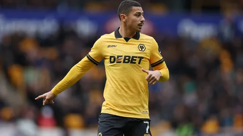 WOLVERHAMPTON, ENGLAND – OCTOBER 05: Andre of Wolverhampton Wanderers in action during the Premier League match between Wolverhampton Wanderers and Brighton & Hove Albion at Molineux on October 05, 2025 in Wolverhampton, England. (Photo by Michael Regan/Getty Images)