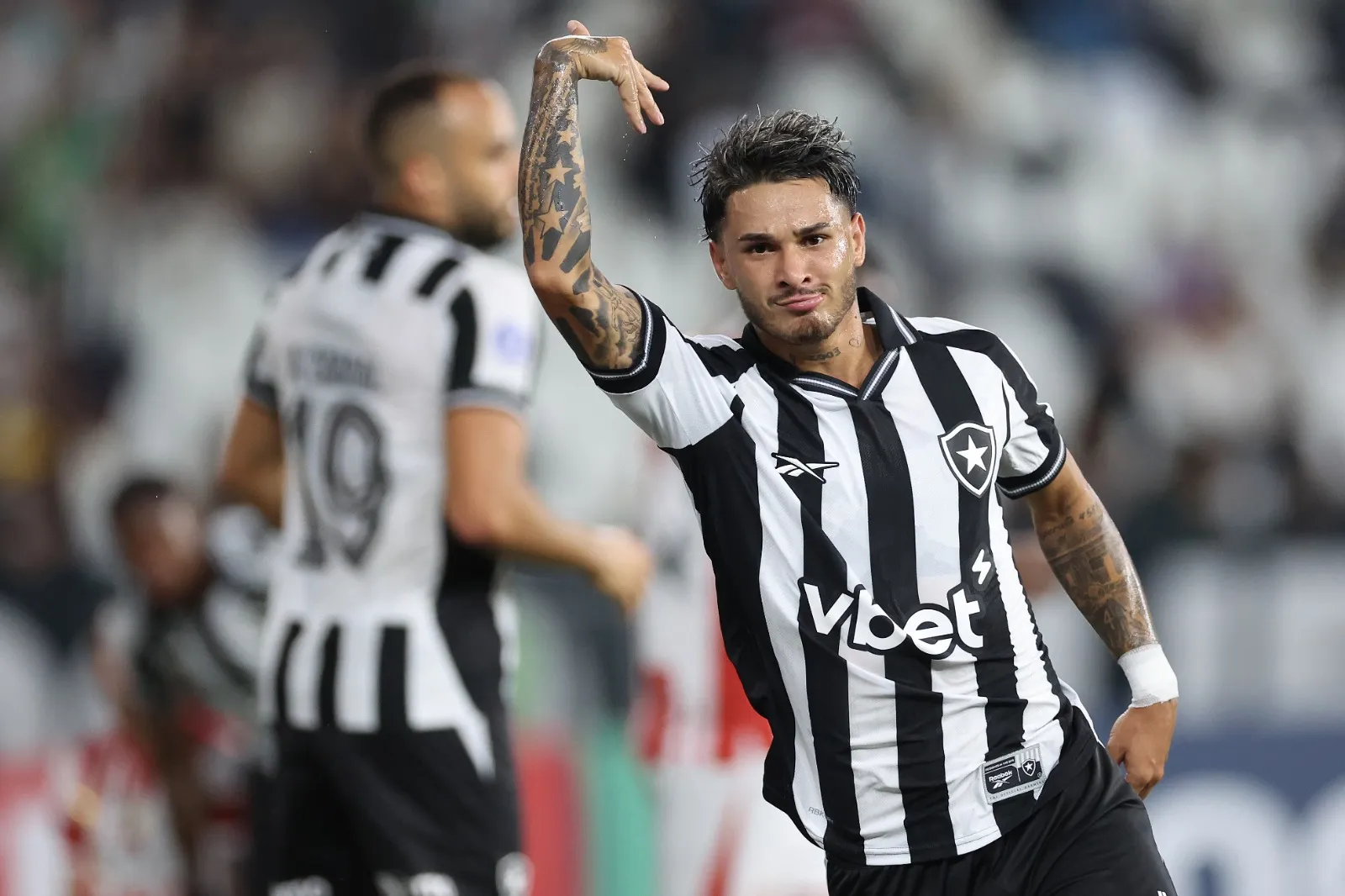 Mateo Ponte comemora gol pelo Botafogo. Foto: Vítor Silva/Botafogo