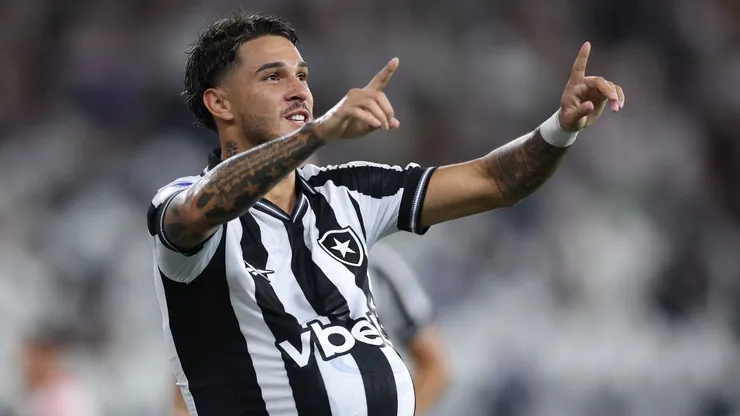 Mateo Ponto em jogo do Botafogo. Foto: Vítor Silva/Botafogo
