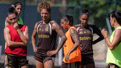 Flamengo tem semana de treinos intensos – Foto: Paula Reis/Flamengo