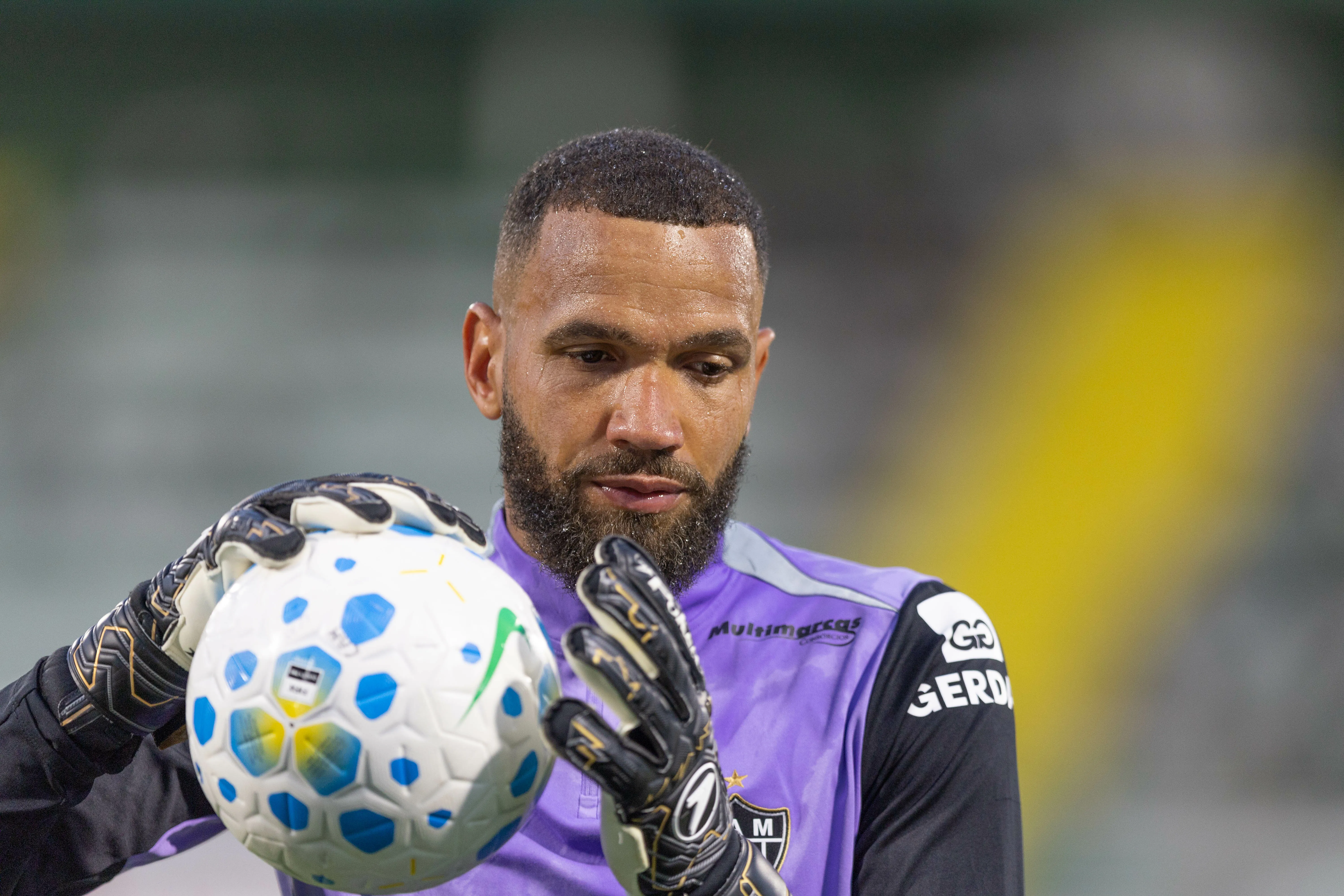 SC – CHAPECO – 02/04/2026 – BRASILEIRO A 2026, CHAPECOENSE X ATLETICO-MG – Everson jogador do Atletico-MG durante partida contra o Chapecoense no estadio Arena Conda pelo campeonato Brasileiro A 2026. Foto: Liamara Polli/AGIF