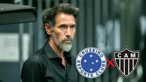 Eduardo Dominguez técnico do Atlético-MG durante partida contra o Athletico-PR no estádio Arena MRV pelo campeonato Brasileiro A 2026. Foto: Fernando Moreno/AGIF