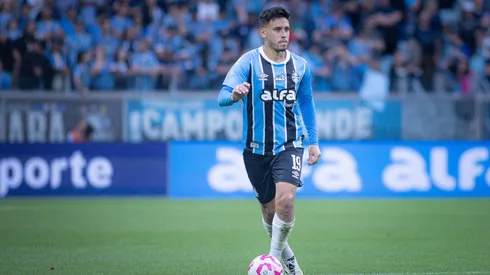 Erick Noriega jogador do Gremio durante partida contra o Juventude no estadio Arena do Gremio pelo campeonato Brasileiro A 2025.