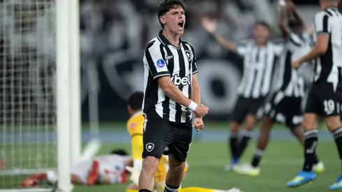 Montoro comemorando gol pelo Botafogo na Sul-Americana. Foto: Jorge Rodrigues/AGIF