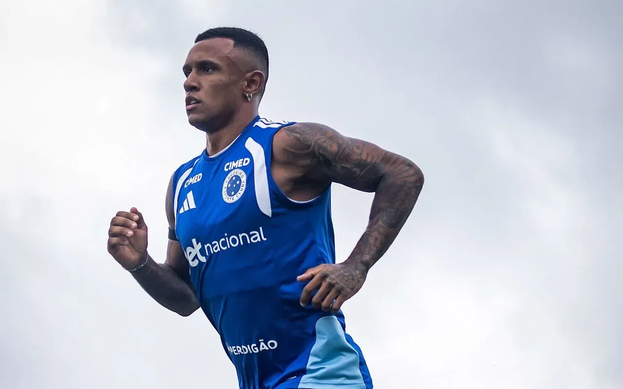 Marquinhos, atacante do Cruzeiro. Foto: Gustavo Aleixo/Cruzeiro
