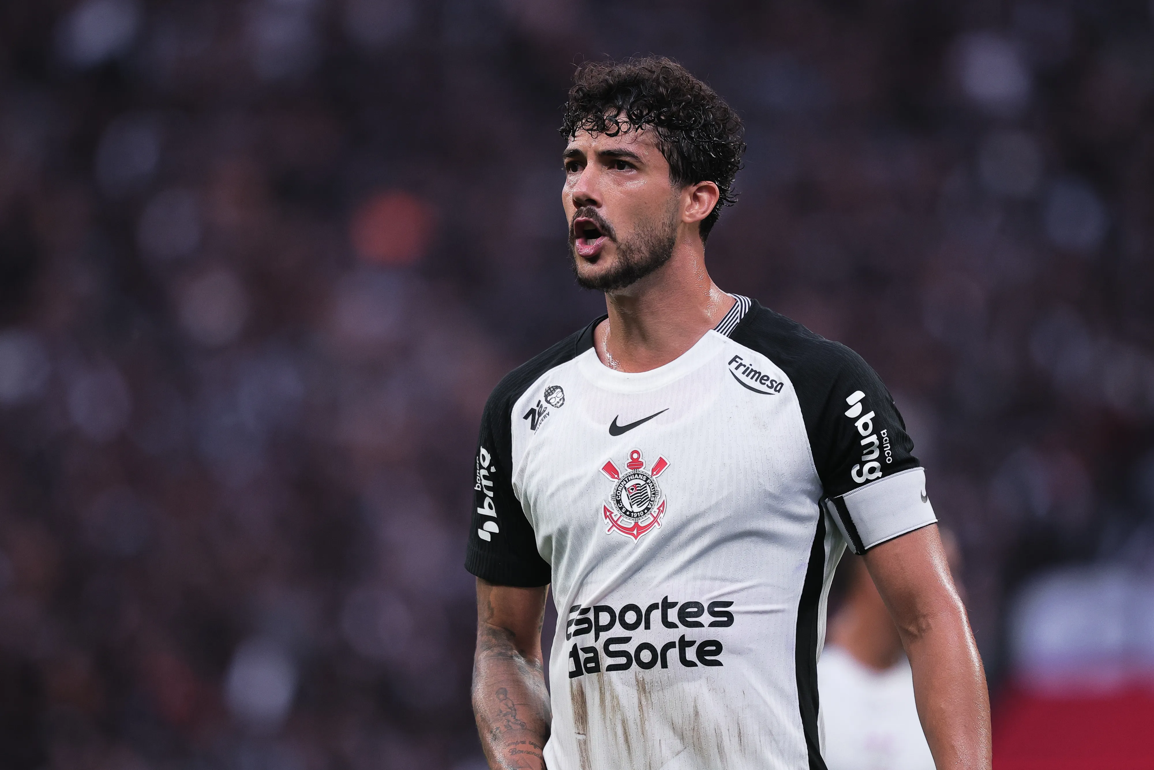 SP – SAO PAULO – 18/01/2026 – PAULISTA 2026, CORINTHIANS X SAO PAULO – Gustavo Henrique jogador do Corinthians durante partida contra o Sao Paulo no estadio Arena Corinthians pelo campeonato Paulista 2026. Foto: Ettore Chiereguini/AGIF