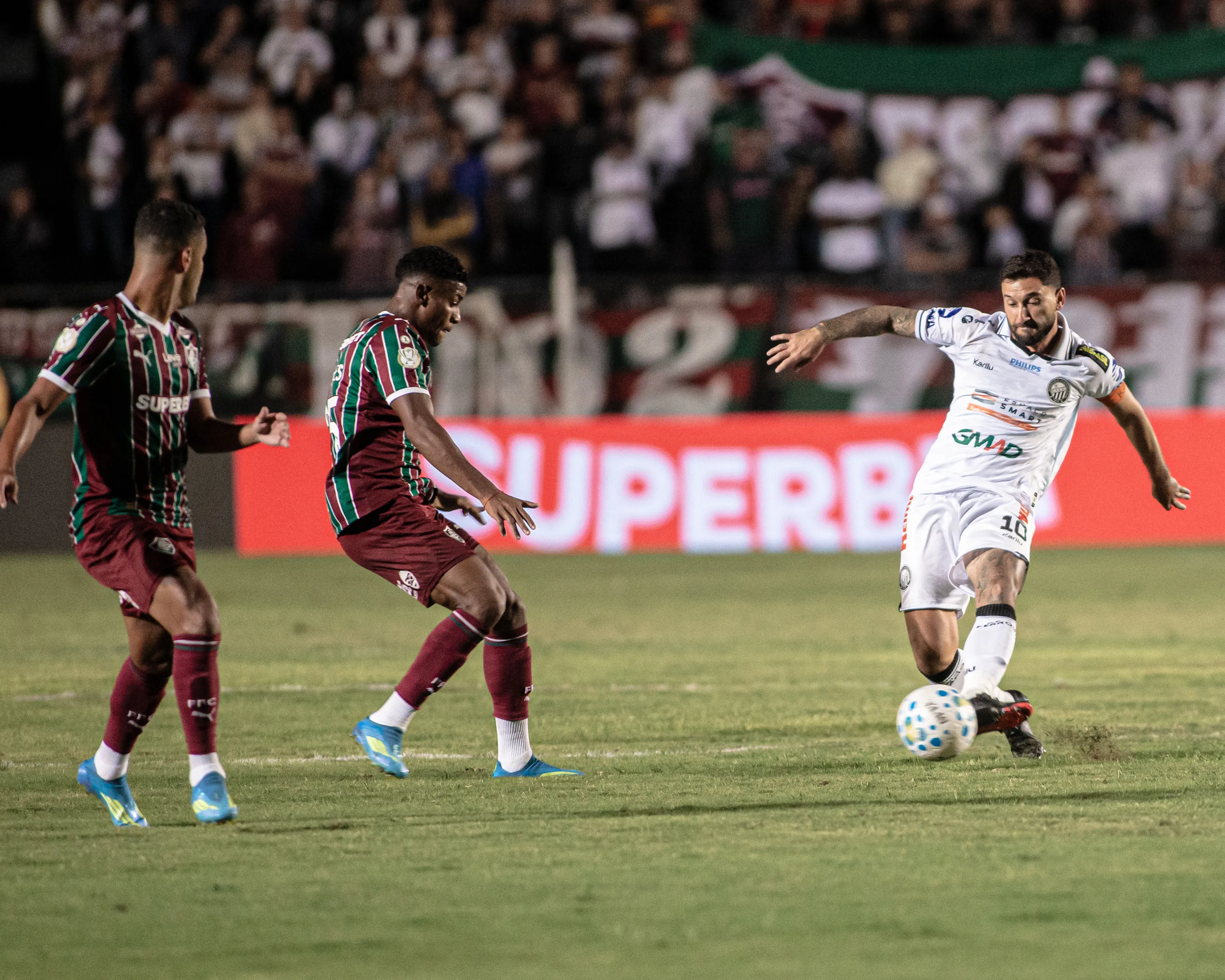 Gabriel Boschilia jogador do Operario durante partida contra o Fluminense no estadio Germano Kruger pelo campeonato Copa Do Brasil 2026. Foto: Giovani Baccin/AGIF