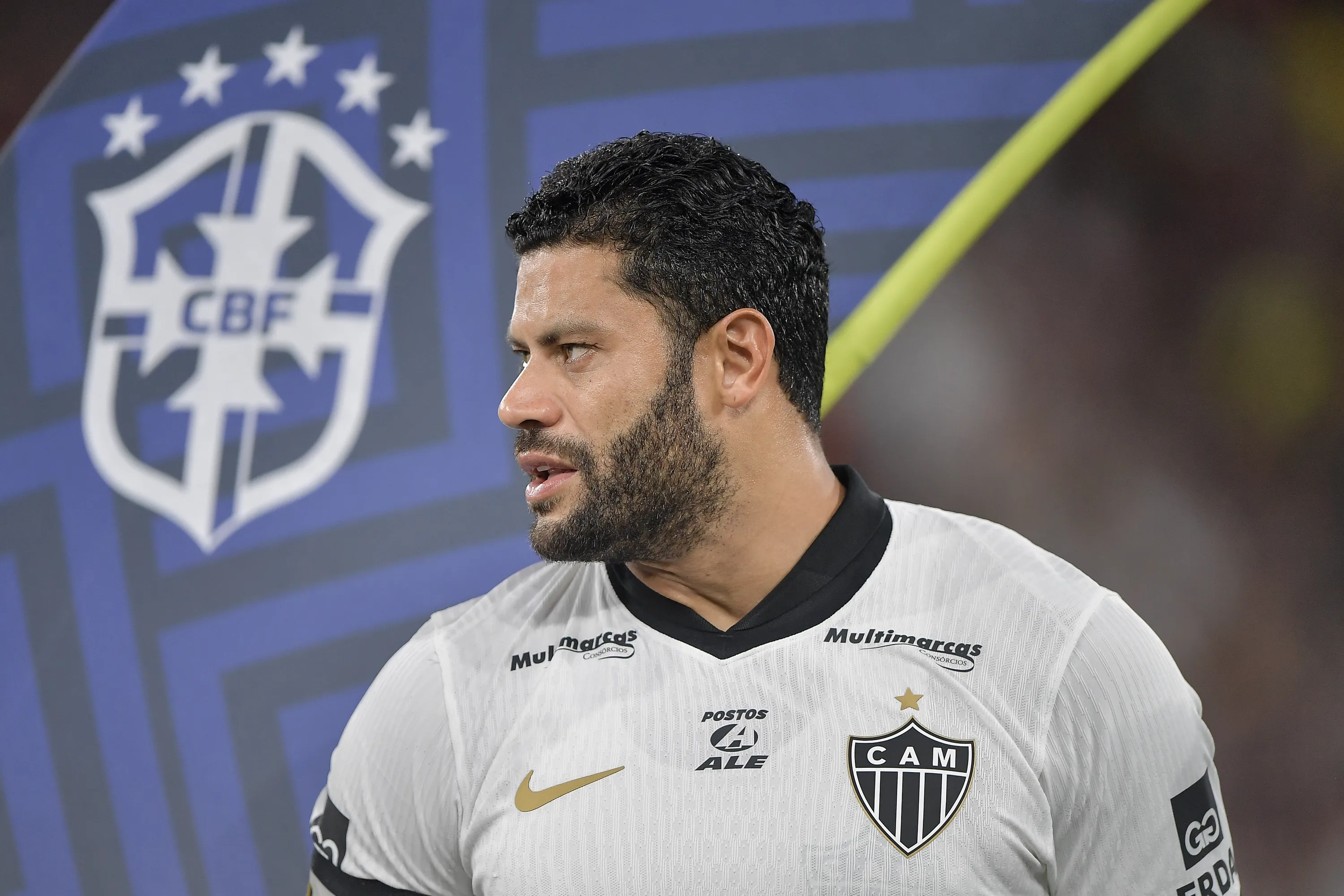 Hulk durante partida contra o Fluminense no Campeonato Brasileiro de 2026. Foto: Thiago Ribeiro/AGIF