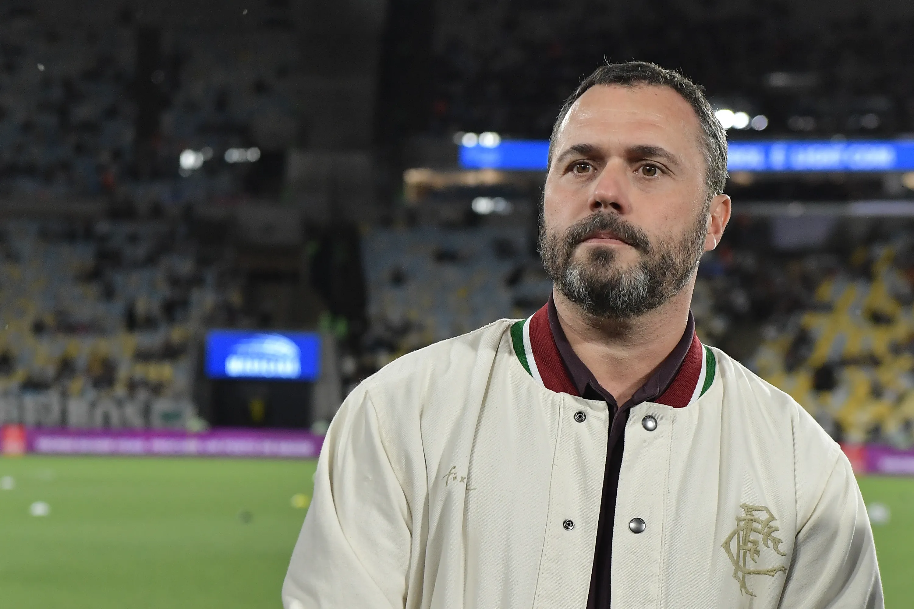 RJ – RIO DE JANEIRO – 20/10/2025 – BRASILEIRO A 2025, VASCO X FLUMINENSE – Mario Bittencourt presidente do Fluminense durante partida contra o Vasco no estadio Maracana pelo campeonato Brasileiro A 2025. Foto: Thiago Ribeiro/AGIF