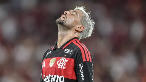 Arrascaeta jogador do Flamengo durante partida contra o Vitoria no estadio Maracana pelo campeonato Copa Do Brasil 2026. Foto: Thiago Ribeiro/AGIF