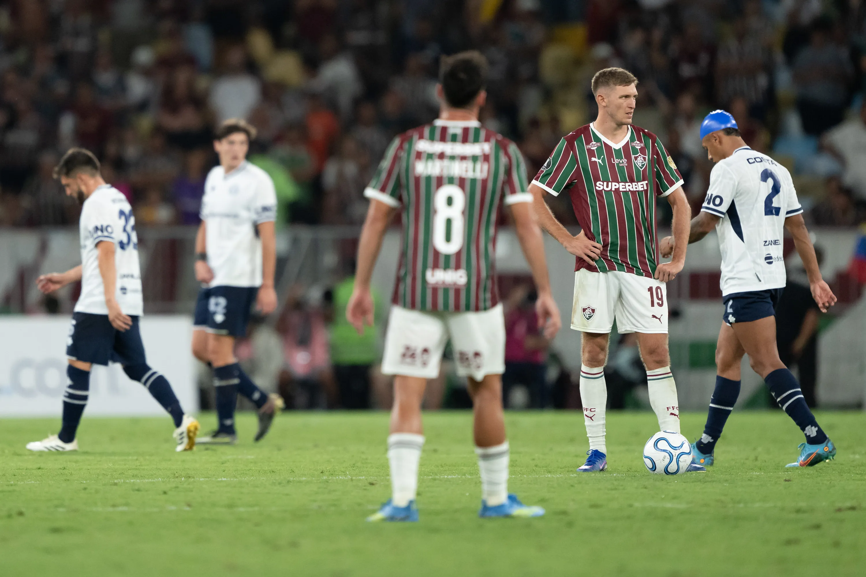 Castillo jogador do Fluminense durante partida contra o Independiente no estadio Maracana pelo campeonato Copa Libertadores 2026. Foto: Jorge Rodrigues/AGIF