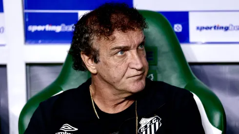 Cuca tecnico do Santos durante partida contra o Palmeiras no estadio Arena Allianz Parque pelo campeonato Brasileiro A 2026. Foto: Marcello Zambrana/AGIF